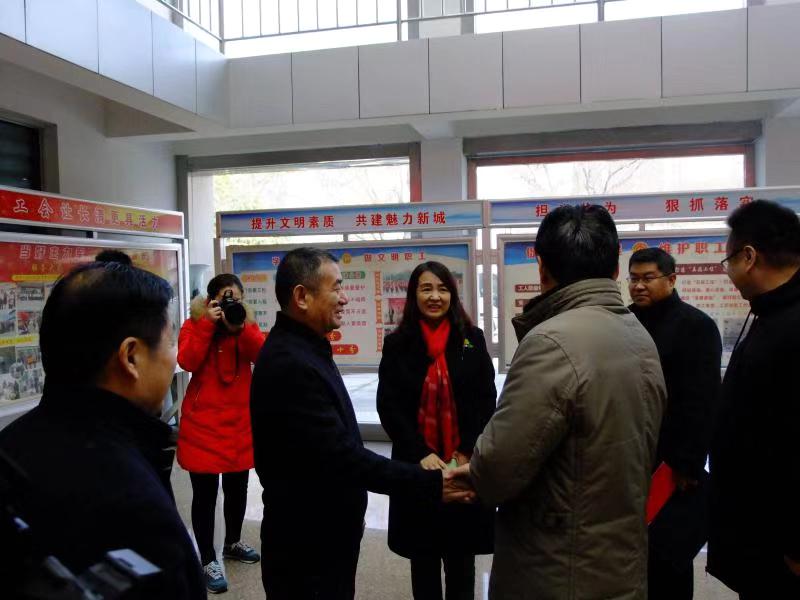 济南市总工会常务副主席傅金峰到江南APP官方网站BANDAO集团走访慰问